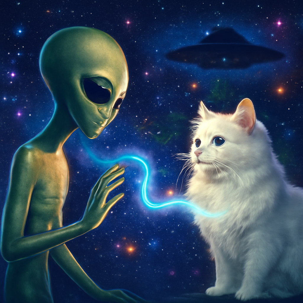 宇宙人と猫の交信