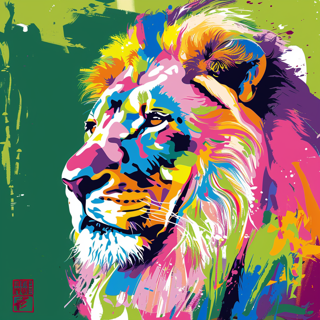 色をまとった王  The King Dressed in Color