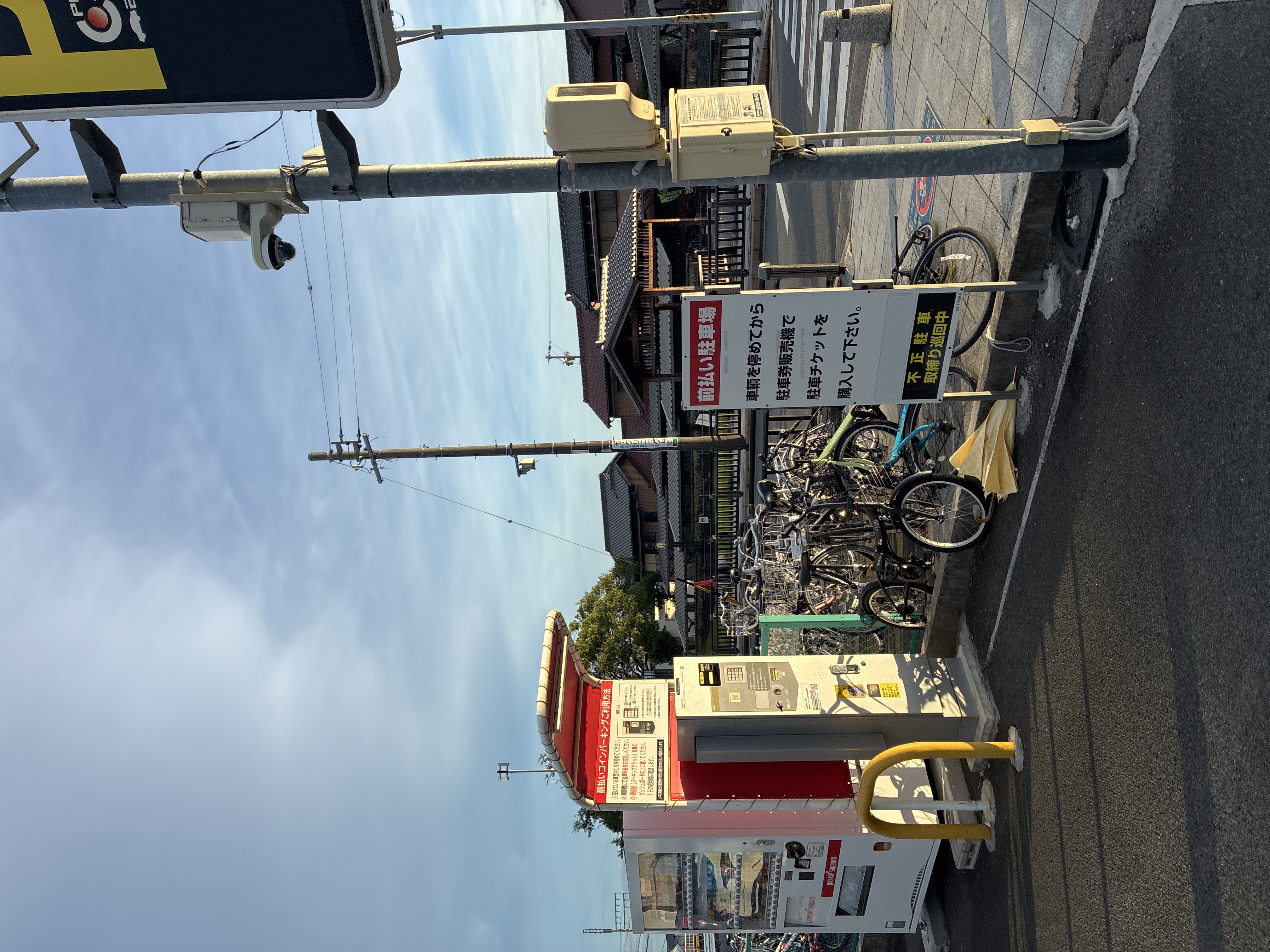 伊勢朝日駅駐輪場